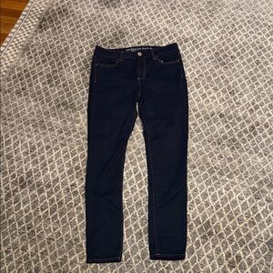 American Eagle Outfitters Women's Super, Super Stretch Jeggings  Dark Jeans